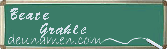 Beate Grahle Visitenkarte